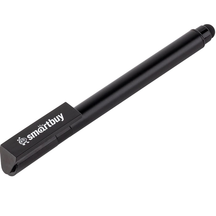 USB 32Gb SMARTBUY стилус  чёрный (ручка с синими чернилами - заменяемый стержень) SB032GB2KRTL