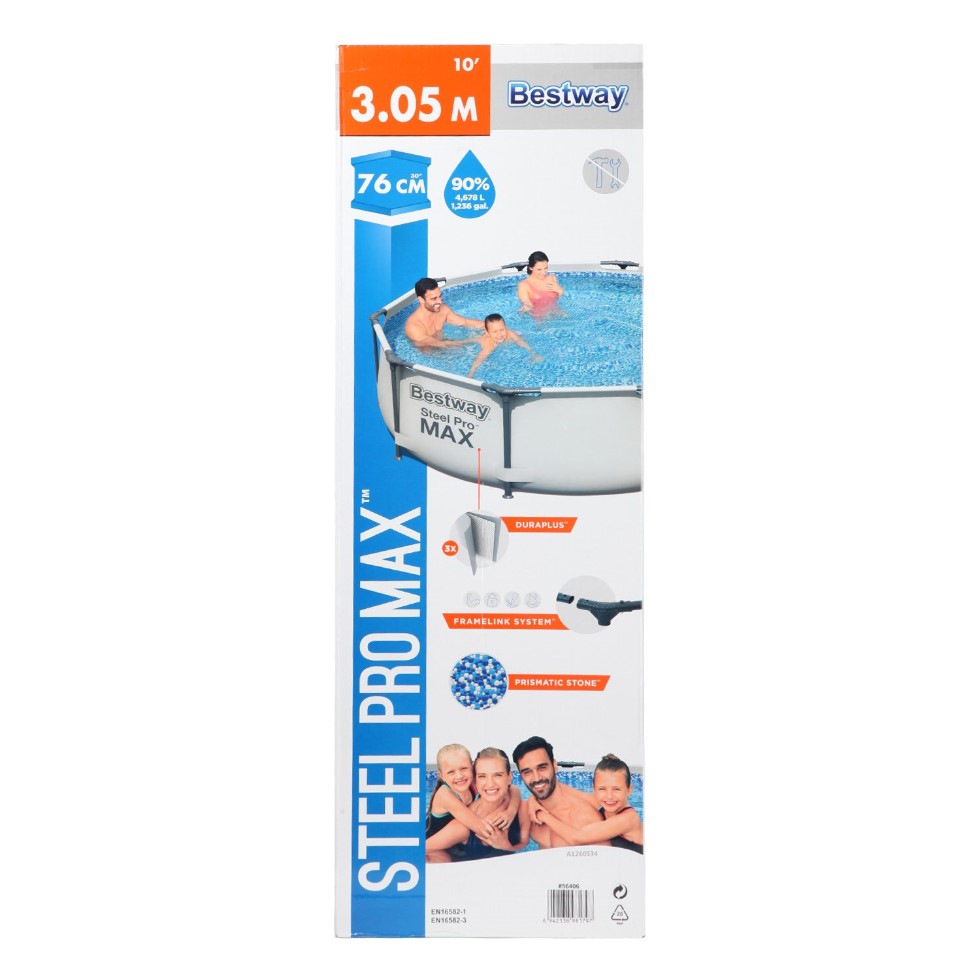 Бассейн каркасный Bestway 56406, 305 х 76 см, 4678 л 2