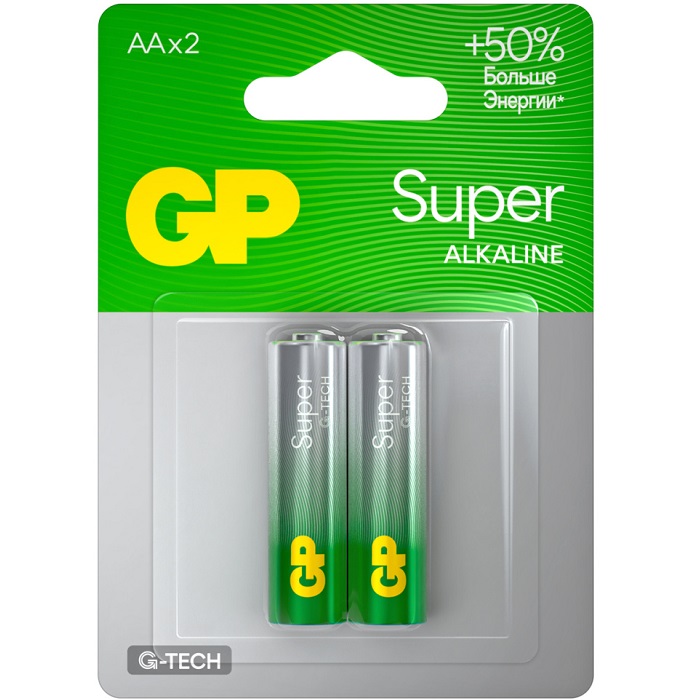 Элемент питания GP LR06 Super G-Tech BL-2