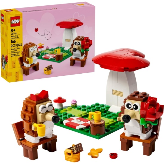 Конструктор LEGO 40711 Сувенирный набор Свидание ёжиков на пикнике 3
