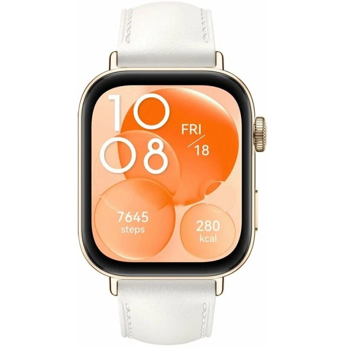 Смарт-часы HUAWEI Watch Fit 3 Classic (Белый из кожи) 3