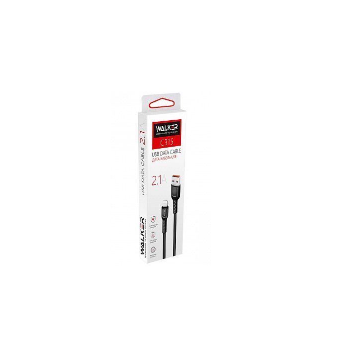 Кабель USB <--> Type-C  1.0м WALKER C315 белый