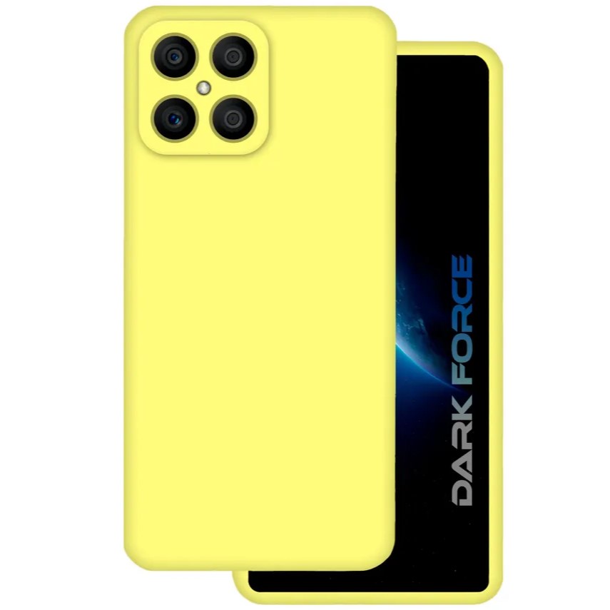 Задняя накладка SILICONE COVER для Honor X9 5G №06 Желтый