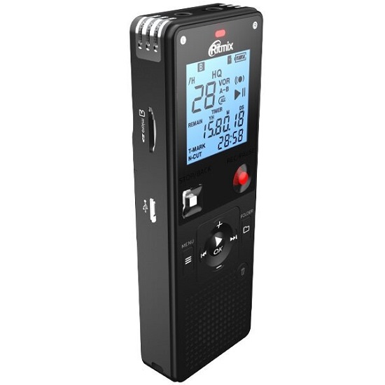 Диктофон RITMIX RR-820 4Gb Black 2
