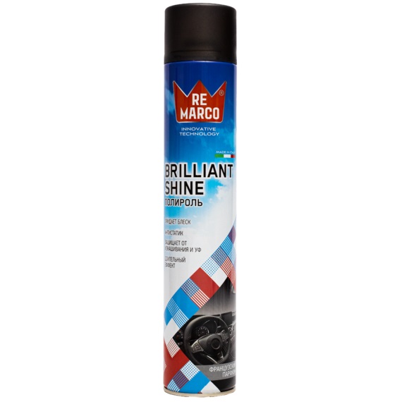 Полироль пластика REMARCO Brilliant Shine Французский парфюм, 750мл