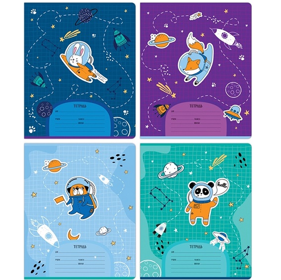 Тетрадь 24л., линия MESHU "Space adventure" MS_30905