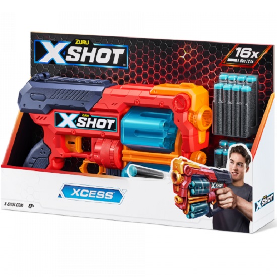 Бластер ZURU X-Shot «Ексель – Иксес – ТК-12» 4