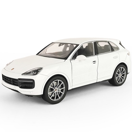 Машинка WELLY 1:24 Porsche Cayenne Turbo, белый(Уценка)