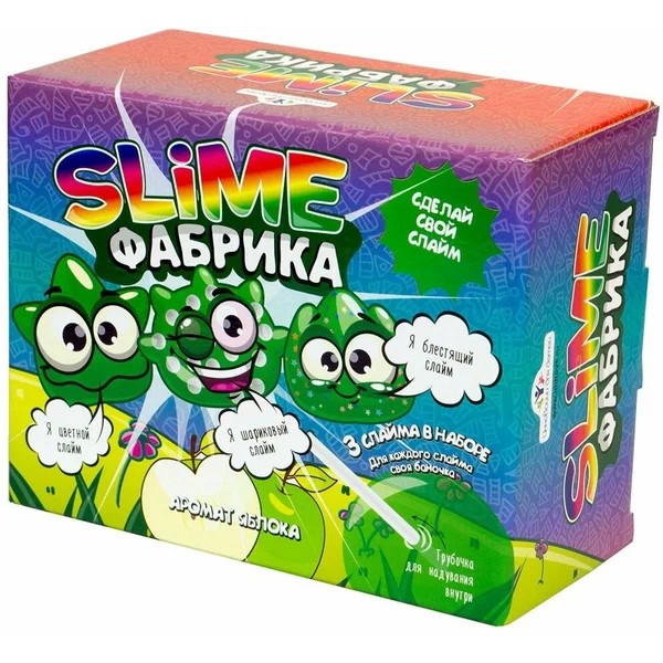 Набор "Слайм фабрика" "Яблоко", арт.514,