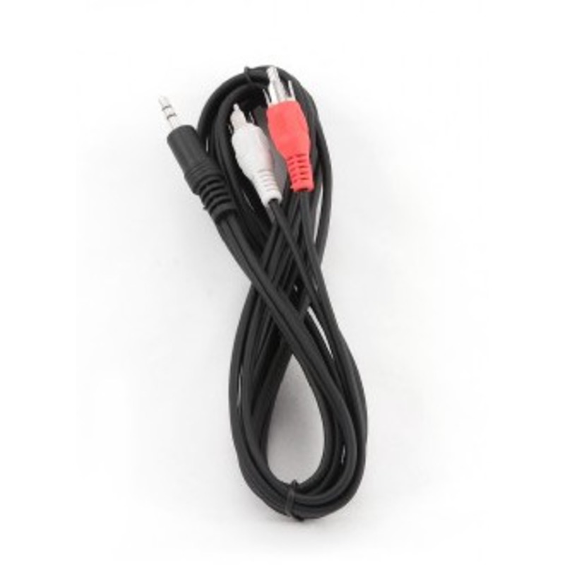 Кабель Jack 3.5 <--> 2RCA  1.5м GEMBIRD CCA-458