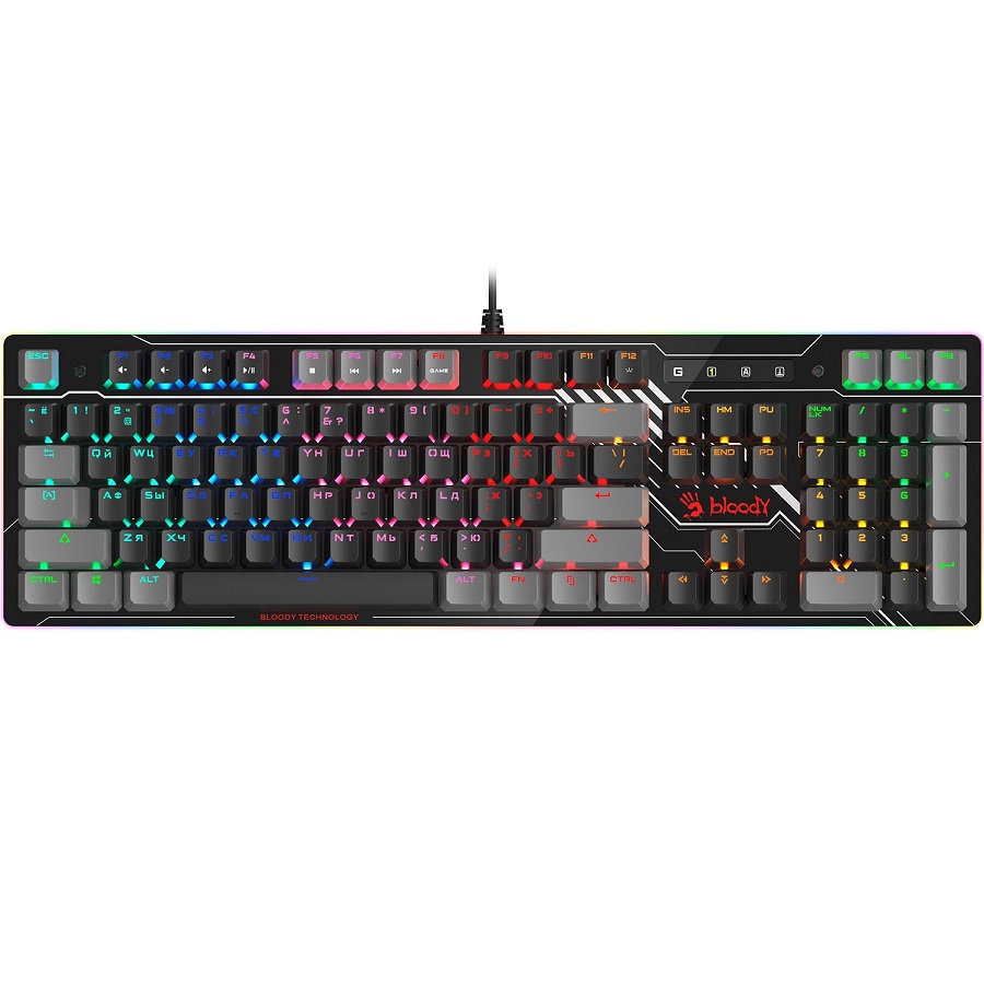Клавиатура A4TECH Bloody B808N черный