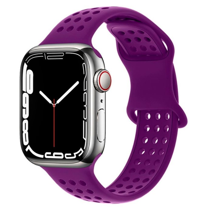 Силиконовый ремешок HOCO WA08 Flexible для APPLE Watch 42/44/45/49mm, фиолетовый