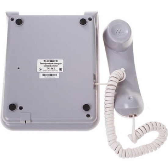 Телефон TEXET TX-262 светло-серый 5