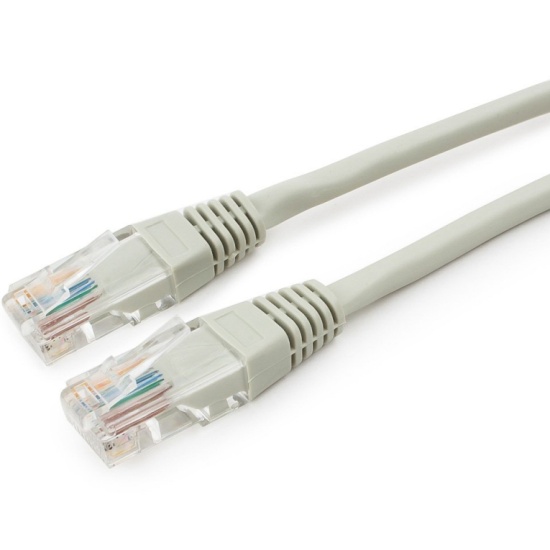 Патч-корд  2.0м Cablexpert PP12-2M кат.5e, литой, многожильный (серый)