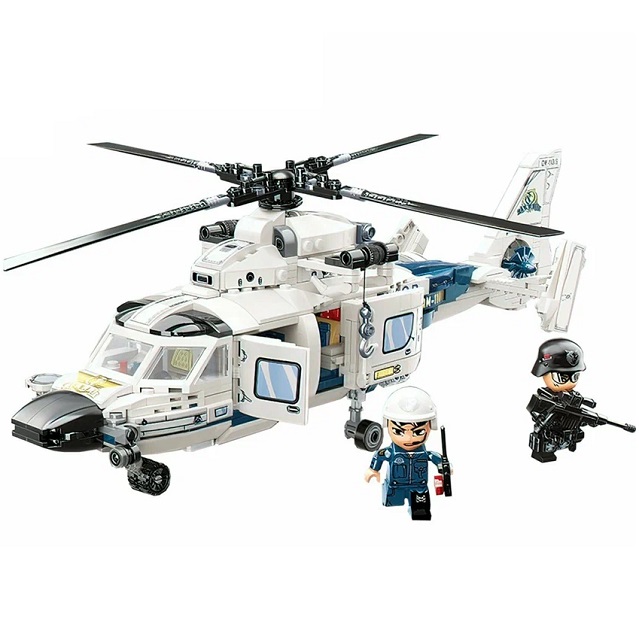 Конструктор QMAN 11019 Вертолет в кор. 2