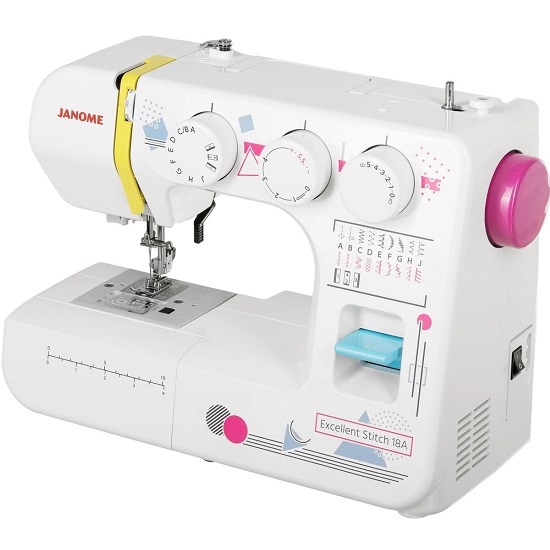 Швейная машина Janome Excellent Stitch 18A белый 2