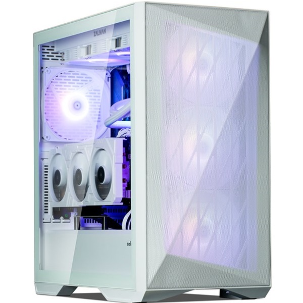 Корпус ZALMAN Z9 Iceberg MS, EATX, WHITE, WINDOW, 4x3.5", 5x2.5", 2xUSB 2.0, 2xUSB 3.0, 1xUSB 3.1 Gen2 Type-C, FRONT 3x140мм ARGB, REAR 1
