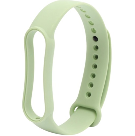 Силиконовый ремешок для Xiaomi mi band 5/6  салатовый
