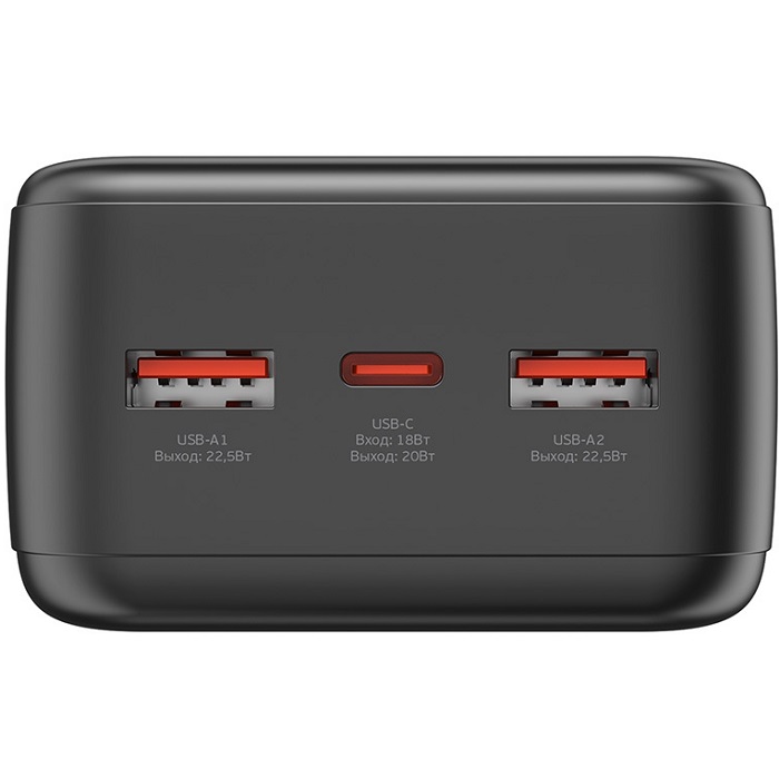 Внешний АКБ NRG Turbo V4 (30000mAh) черный 2