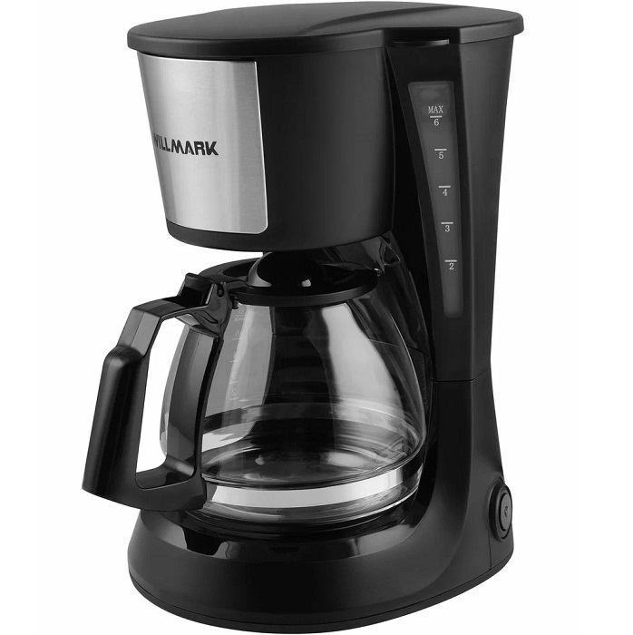 Кофеварка капельная WILLMARK WCM-1255D черный 2