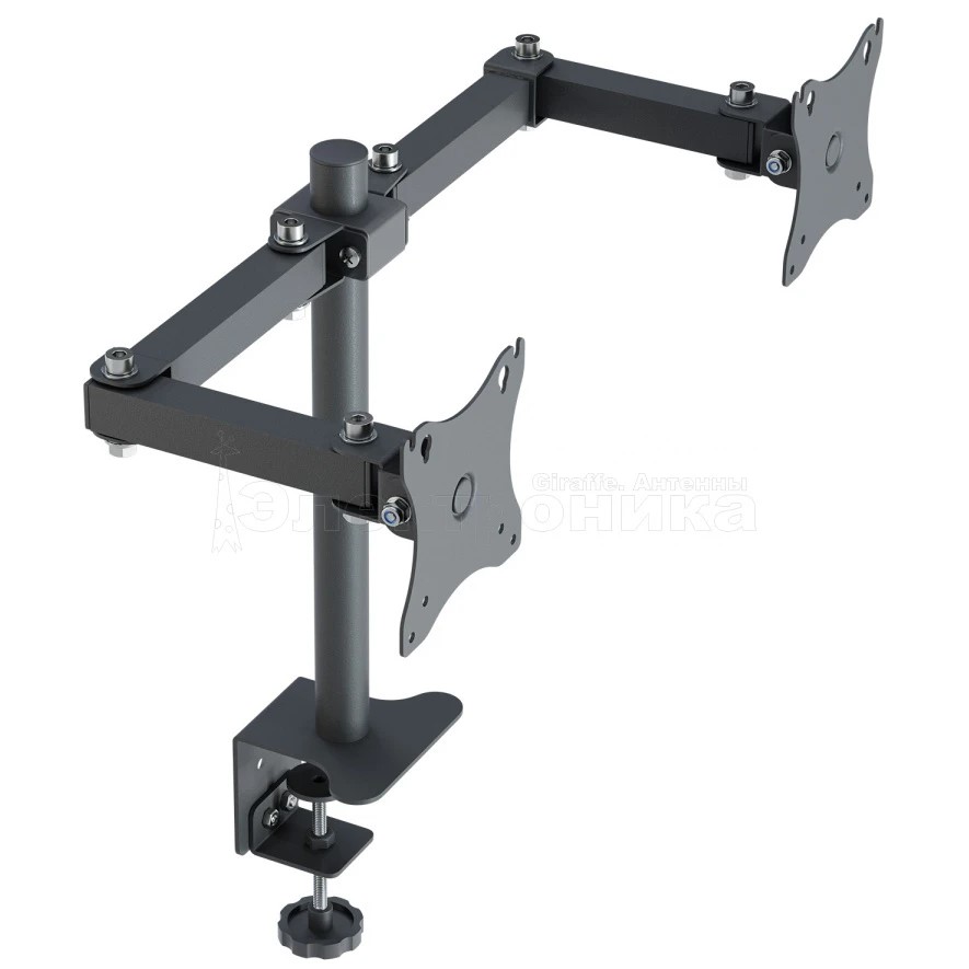 Кронштейн Рэмо K-502(15"-32") до 16 кг настольный  наклонно-поворотный, черный