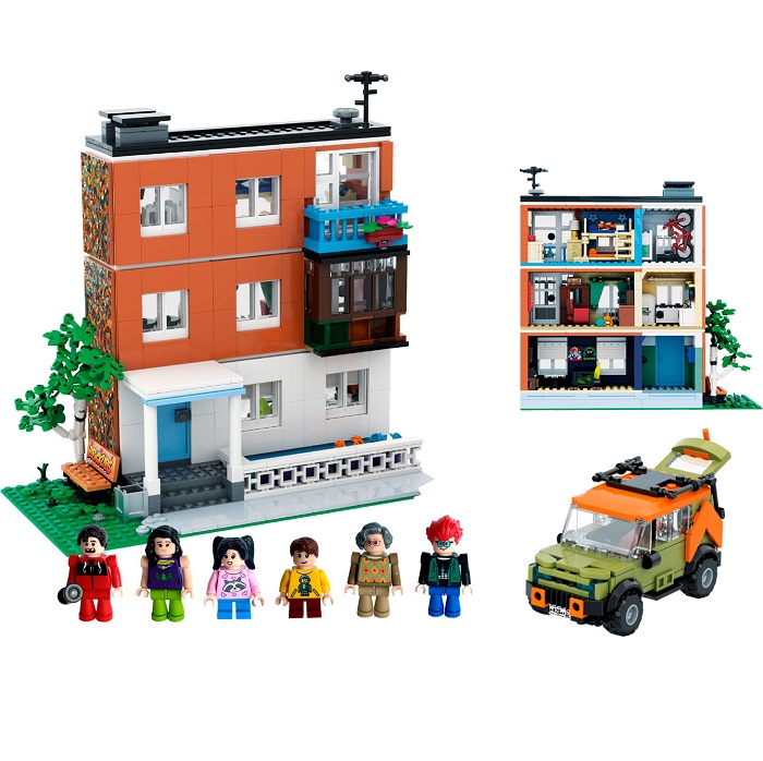 Конструктор Brick Labs AB-1305 "Жилой дом"  2