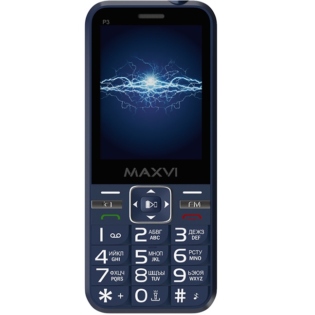 Телефон MAXVI P3 blue 2