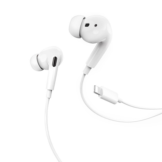 Наушники HOCO M1, Pro Original белый Lightning 2