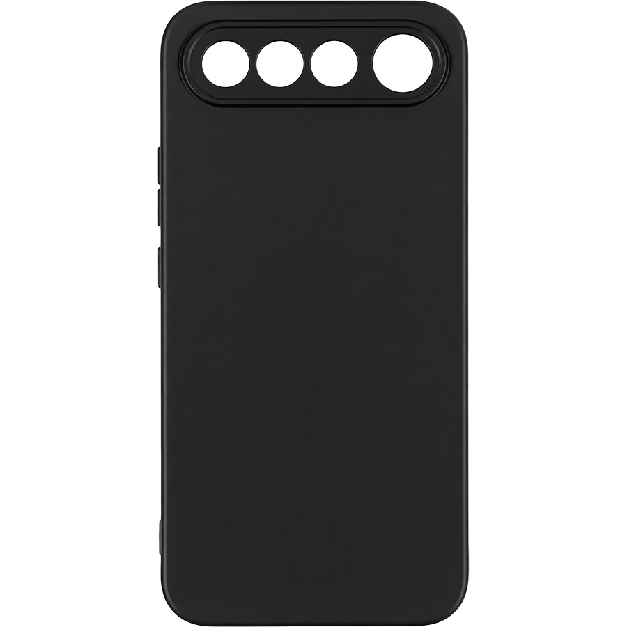 Задняя накладка ZIBELINO Soft Matte для Realme 16 5G (черный) с микрофиброй