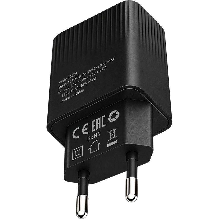 Сетевое ЗУ 1USB BOROFONE BAS72A Black, 18W 6