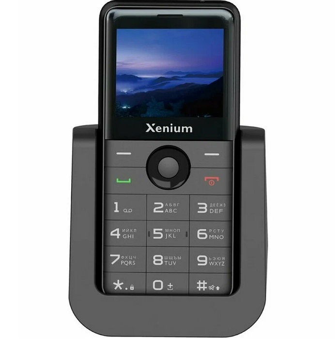 Телефон XENIUM X700 черный(Уценка) 2
