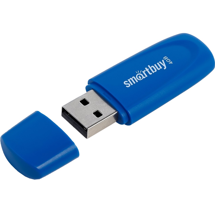 USB  4Gb SMARTBUY Scout синий