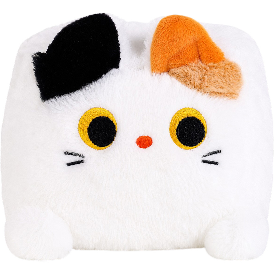 Мягкая игрушка «Котик-кубик», 18 см, цвет белый 9824315