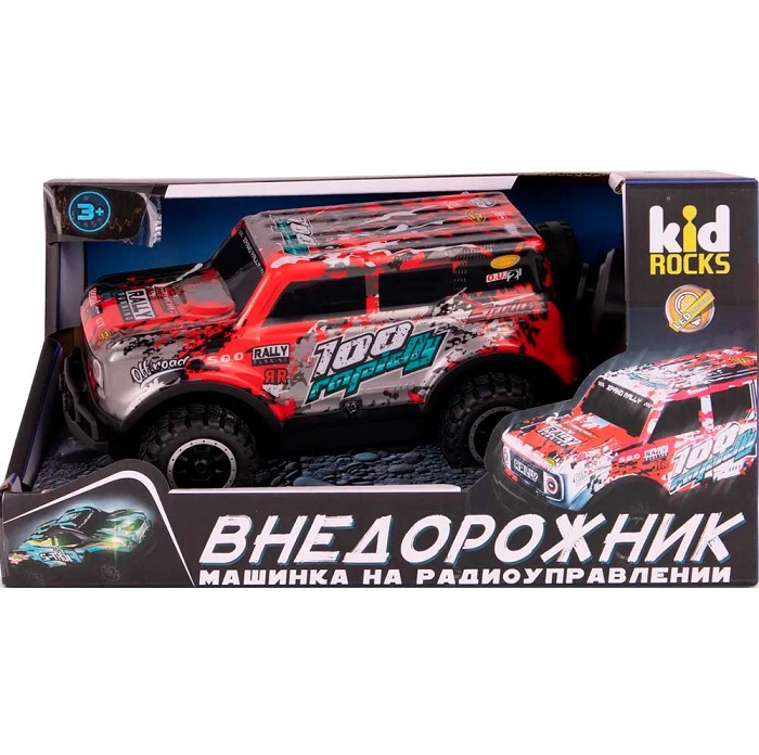 Машинка Р/У Kid Rocks 1:24 Внедорожник, красный