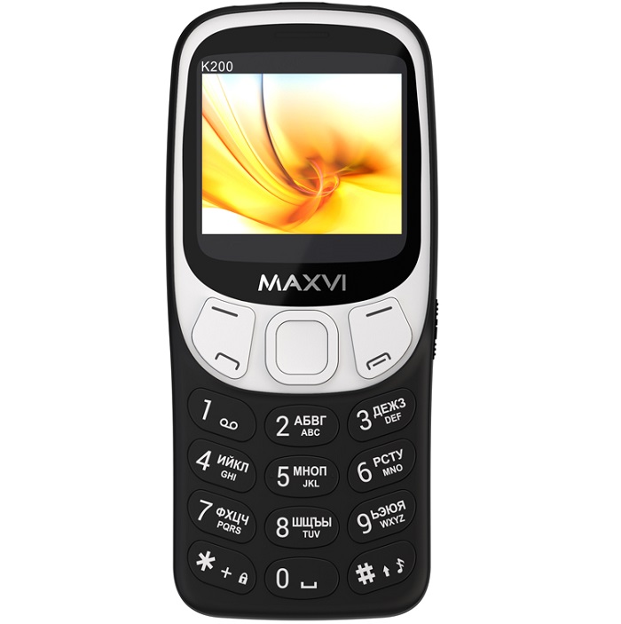 Телефон Maxvi K200 black 2