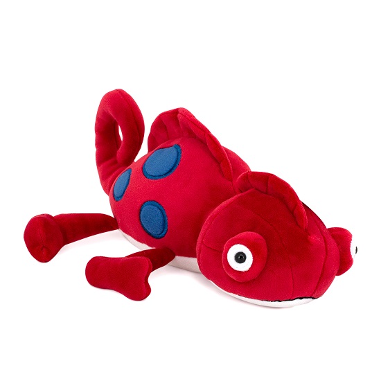 Мягкая игрушка Orange Toys Хамелеон красный 30 см