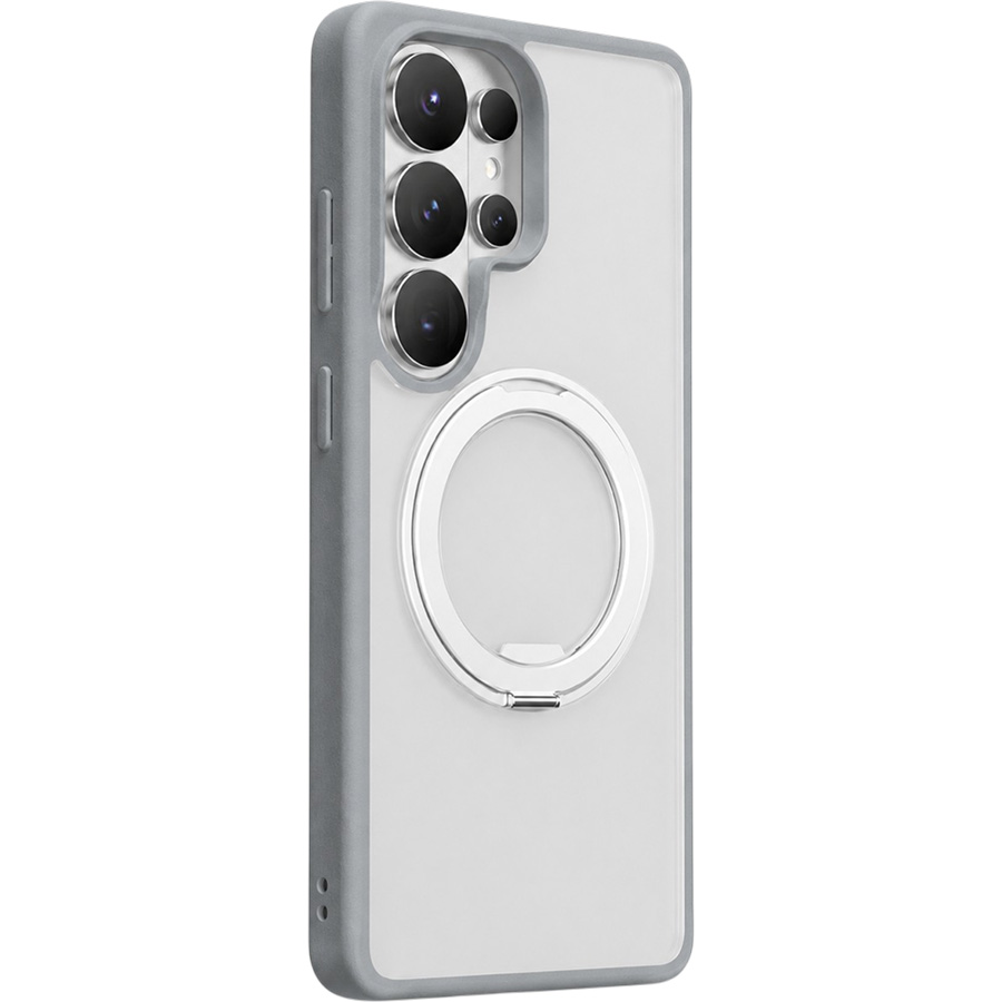 Задняя накладка KEEPHONE OMEGA MAGSAFE CASE WITH 360° ROTATABLE RING для Samsung Galaxy S26 ULTRA, GREY