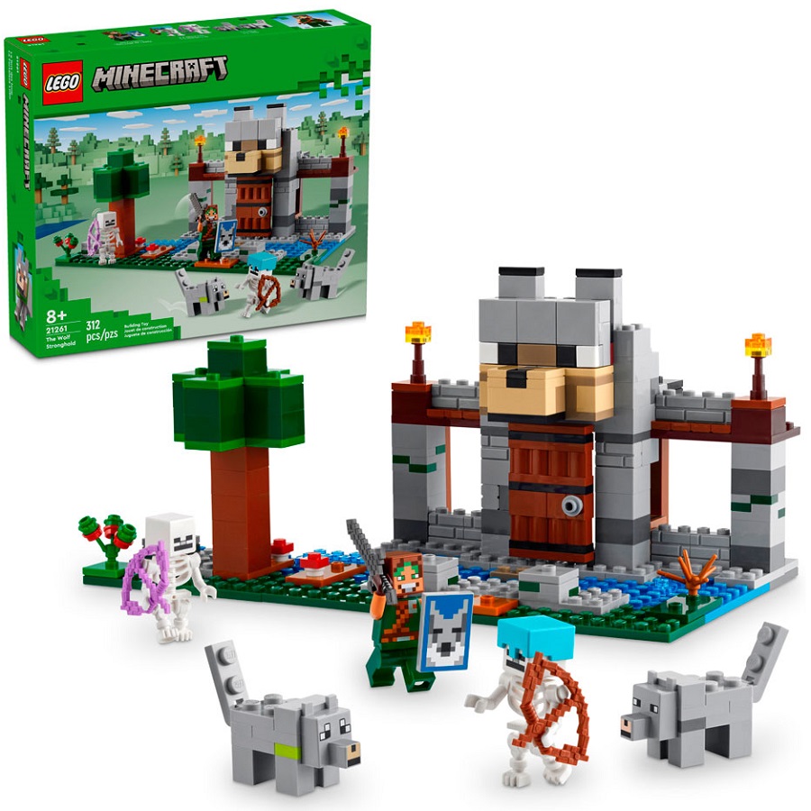 Конструктор LEGO Minecraft 21261 Волчья крепость 3