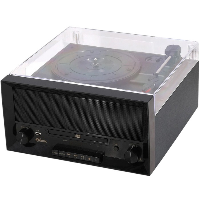 Виниловый проигрыватель RITMIX LP-400B Black 4