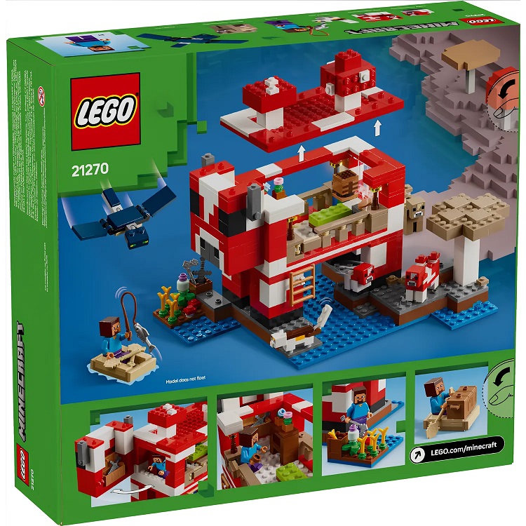 Конструктор LEGO Minecraft 21270 МУУхоморный дом 2