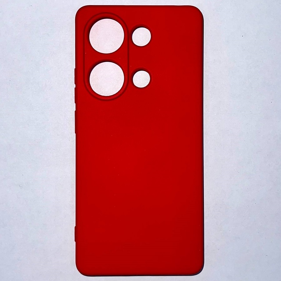 Силиконовый чехол NANO для Xiaomi Redmi NOTE 13 PRO (4G)/POCO M6 PRO (4G) красный
