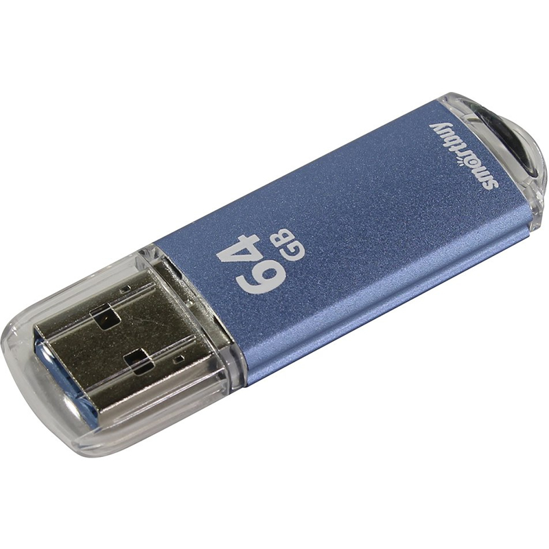 USB 64Gb SMARTBUY V-Cut синий, USB 3.0