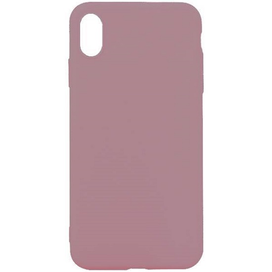 Задняя накладка STR для iPhone XR плотный матовый (серия Colors) (лососевый)