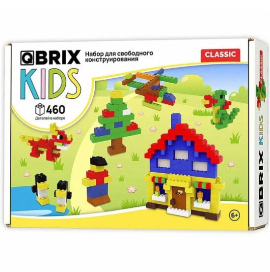 Конструктор QBRIX KIDS CLASSIC Большой набор 32012