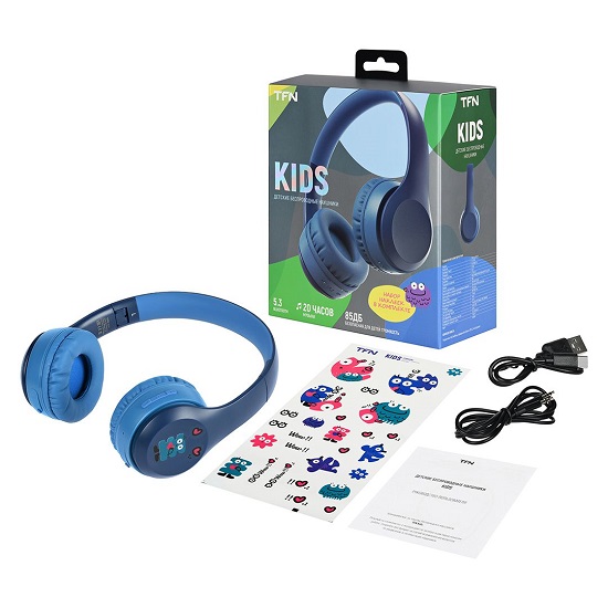 Наушники TFN Kids, синий (TFN-HS-B T008BL) 7