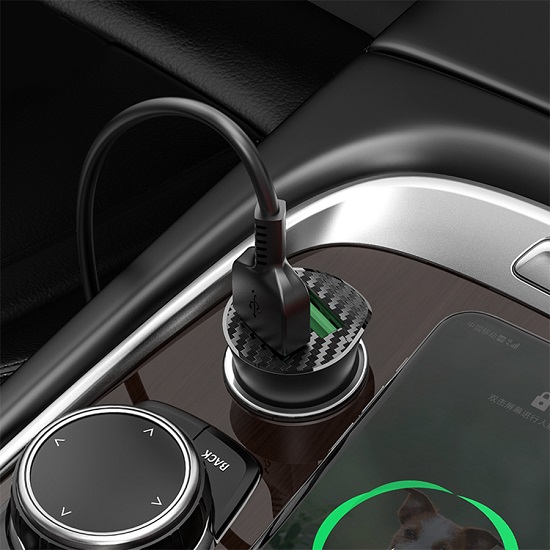 Авто ЗУ 2USB HOCO Z39, черный, 18W, QC3.0 6