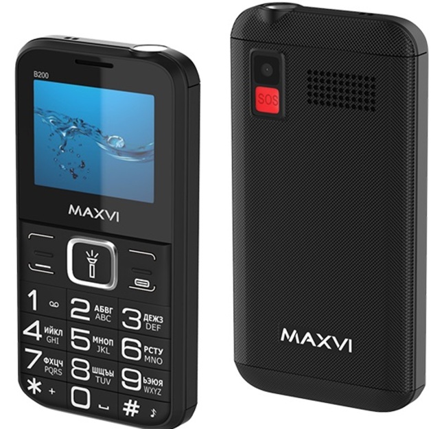Телефон Maxvi B200 черный 2