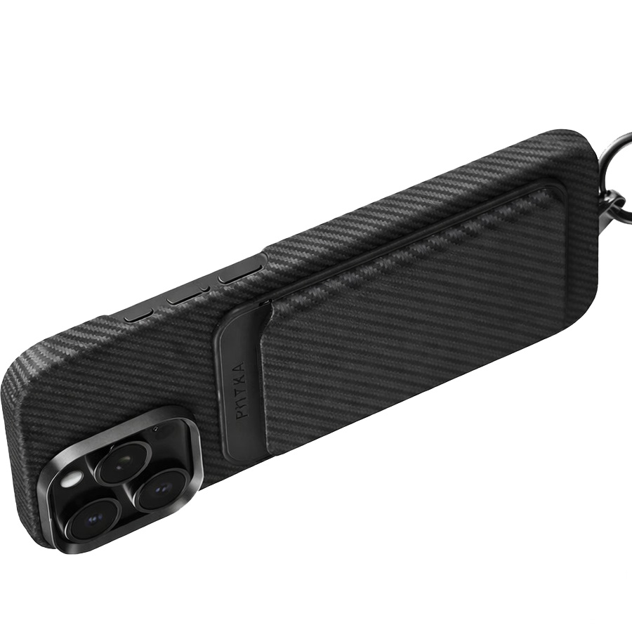 Кошелек для карт Pitaka Magnetic Woven Wallet Moonrise 4