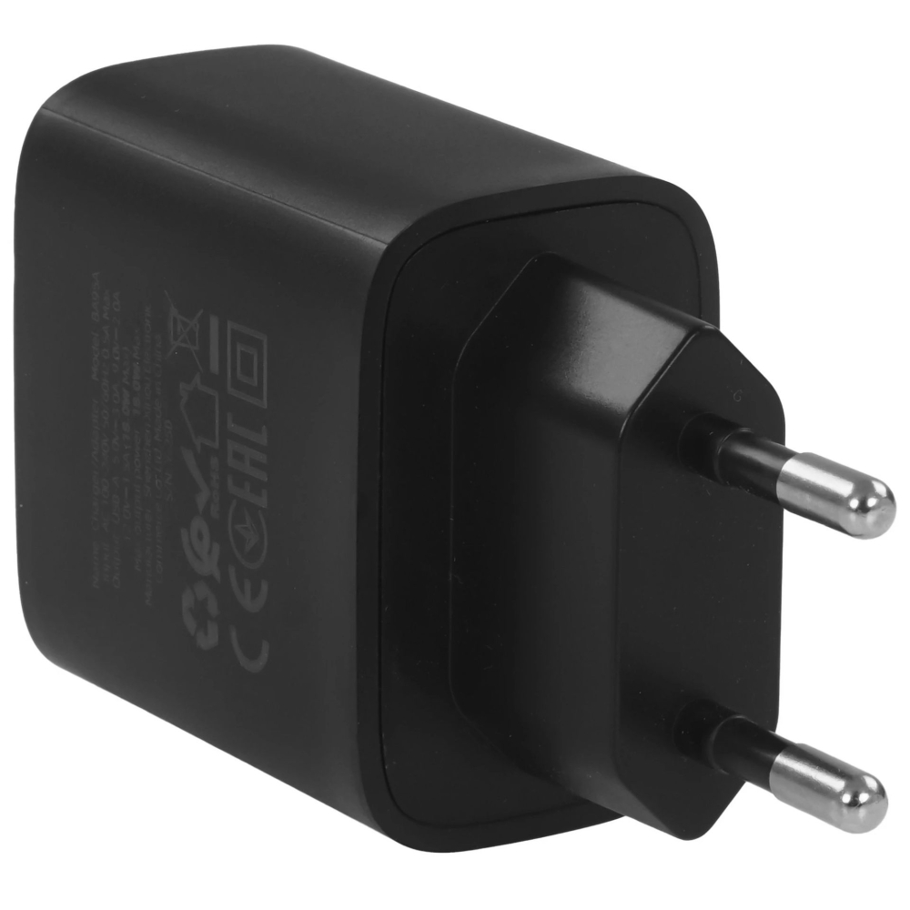 Сетевое ЗУ 1USB 3A BOROFONE BA95A Black, 18W 4