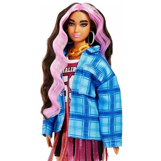 Кукла Barbie Экстра в платье баскетбольный стиль HDJ46 4